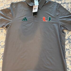 Adidas U Miami Dark Gray Polo